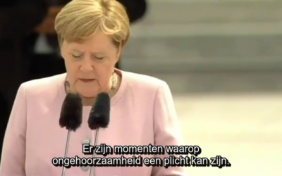 Toespraak van Angela Merkel op 20 juli 2019