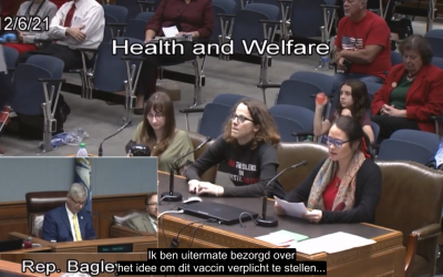 Verpleegster spreekt zich uit tijdens hoorzitting Louisiana Health and Welfare
