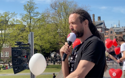 Speech Willem Engel op demonstratie Samen voor Nederland in Amsterdam