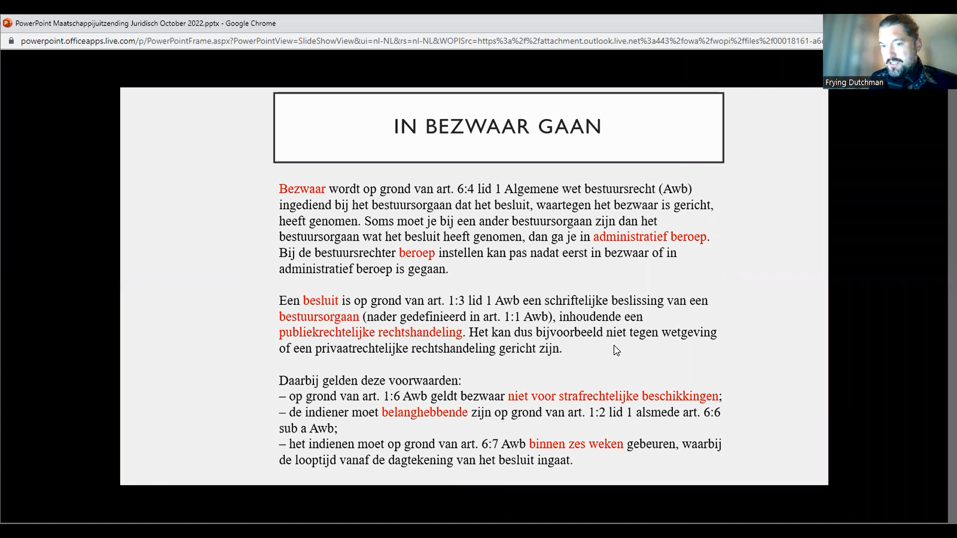 2022 10 20 Autonomie Uitzending Juridisch Oktober 2022