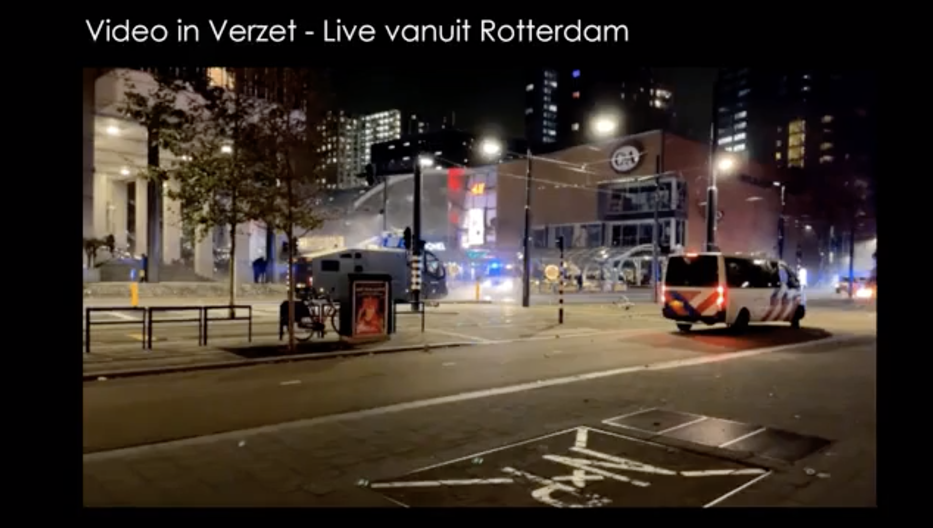 2021 11 19 Slag om de Coolsingel Rotterdam 4 Video in Verzet Live vanuit Rotterdam 4 min