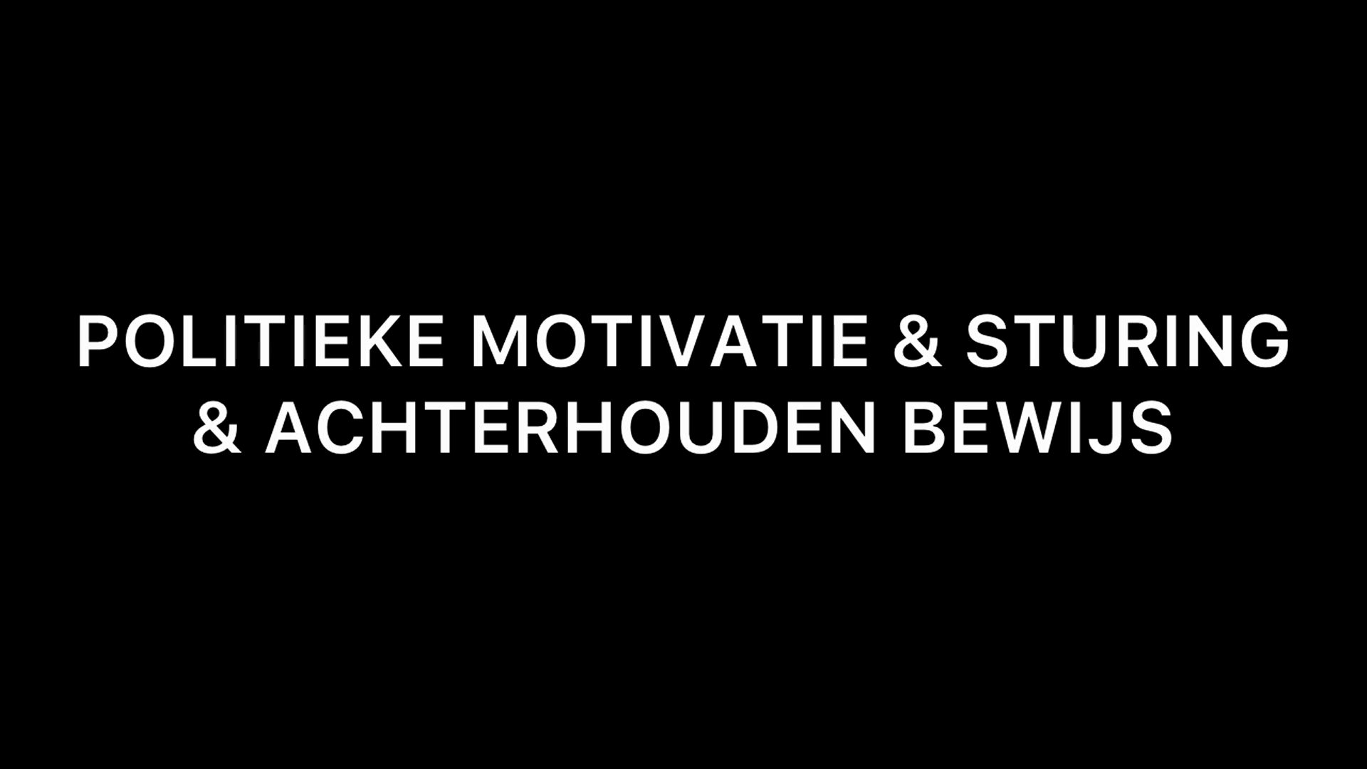 2023 01 05 Voorbeschouwing in de strafzaak OM vs Engel Politieke motivatie sturing en achterhouden bewijs