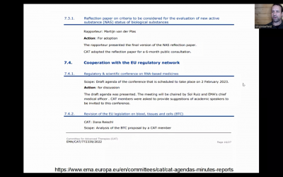 Juridisch-Conferentie over regulatory mRNA 2 februari 2023
