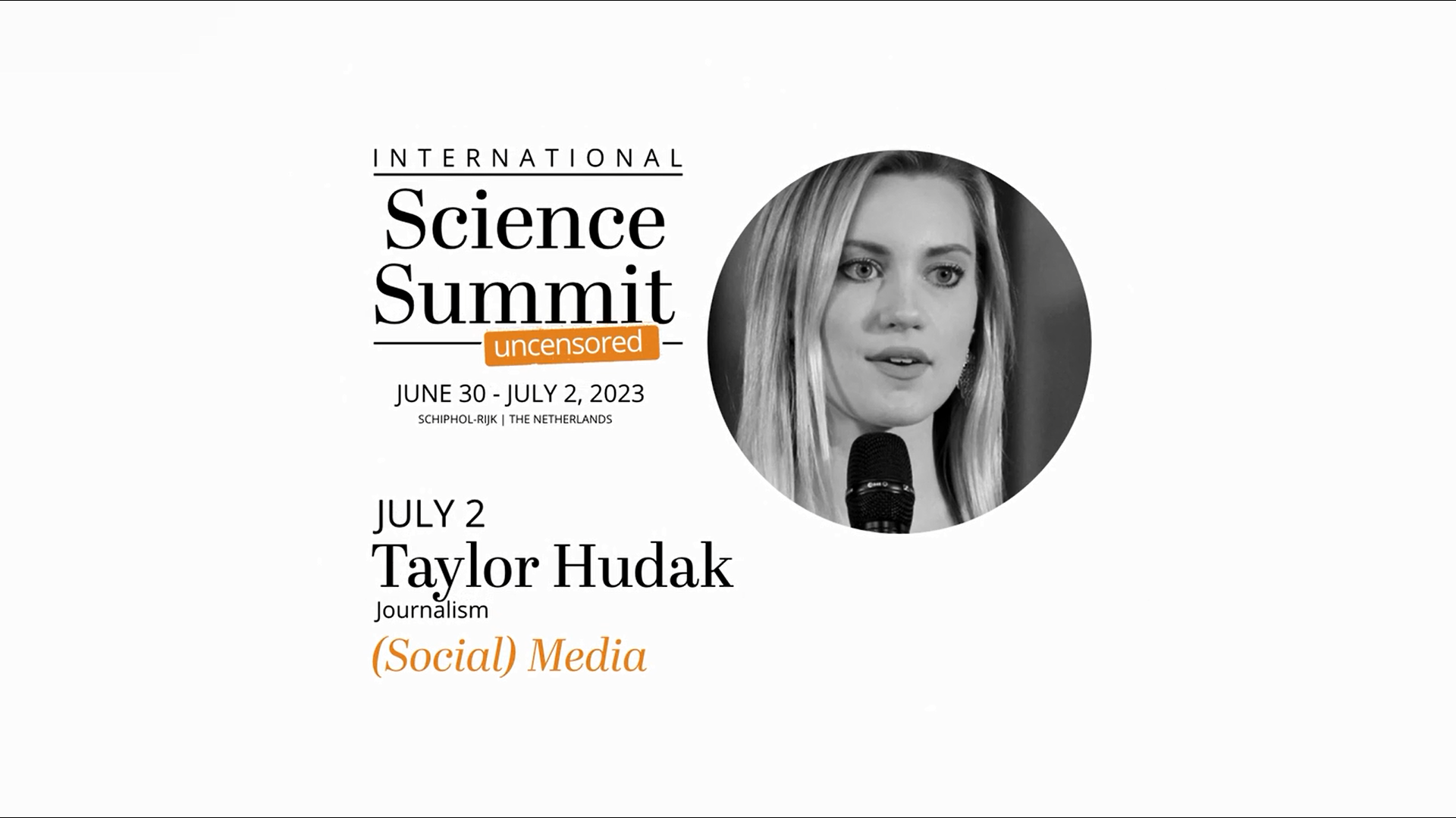 2023 09 14 Science Summit Interview Taylor Hudak 2 juli 2023