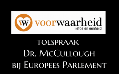 Toespraak Dr. McCullough in Europees Parlement