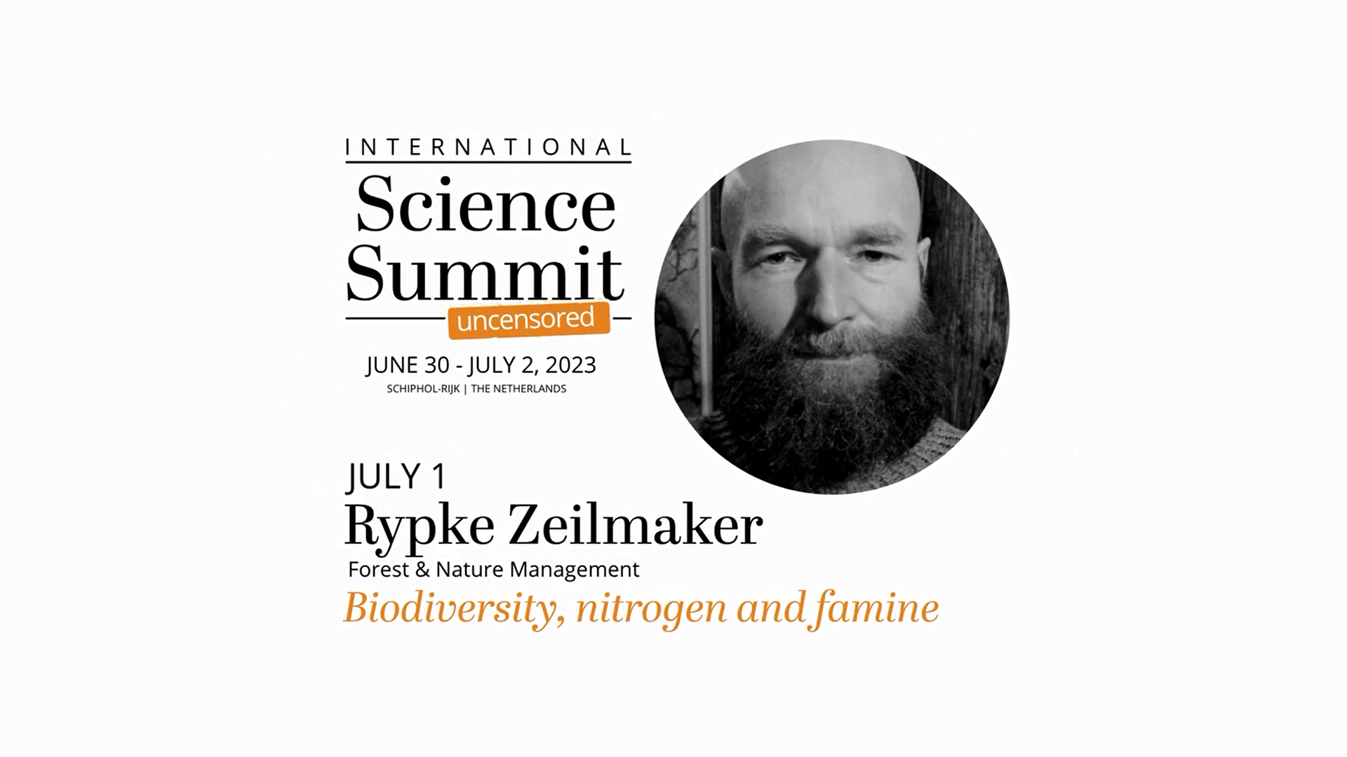 2023 09 27 Science Summit Interview Rypke Zeilmaker 1 juli 2023