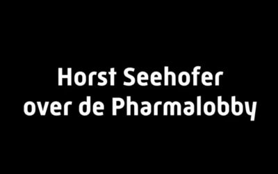 Horst Seehofer, Duits Bondsminister van Binnenlandse Zaken en Heimat over de Pharmalobby