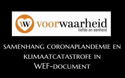 Samenhang coronaplandemie en klimaatcatastrofe in WEF-document