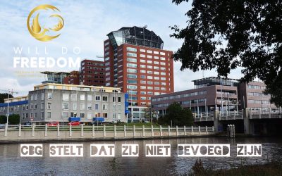 WillDoFreedom – CBG stelt dat zij niet bevoegd is