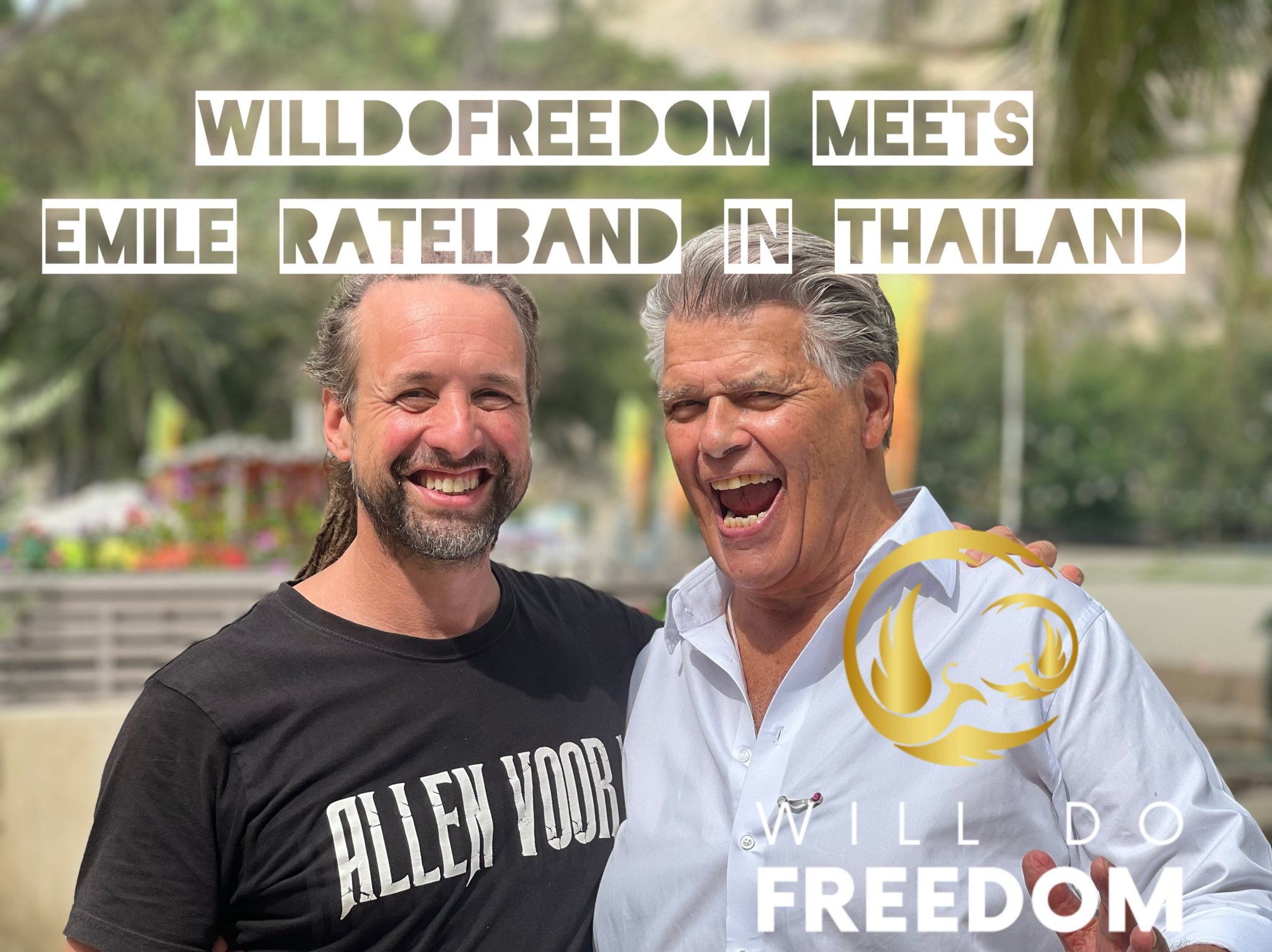 2024 10 09 WillDoFreedom meets Emile Ratelband in Thailand