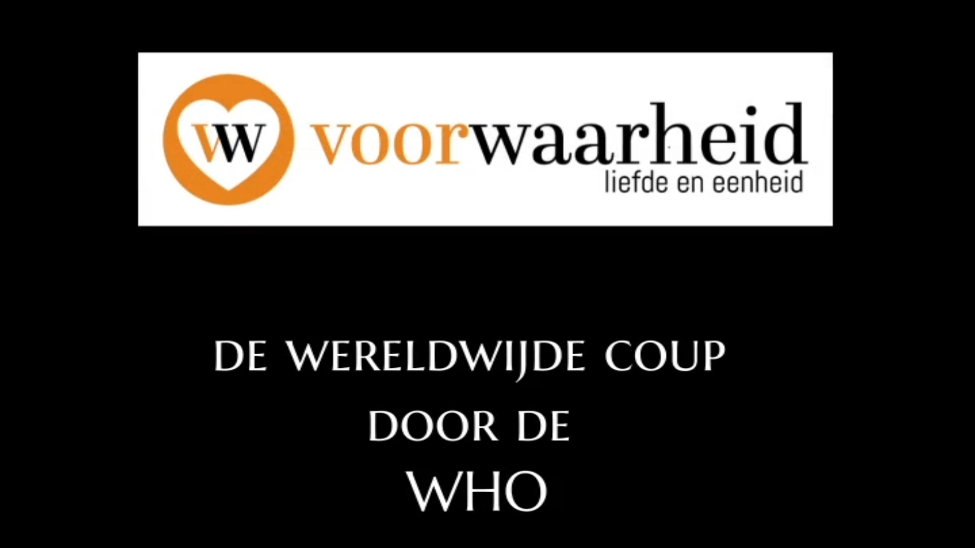 2024 10 24 De wereldwijde coup van de WHO