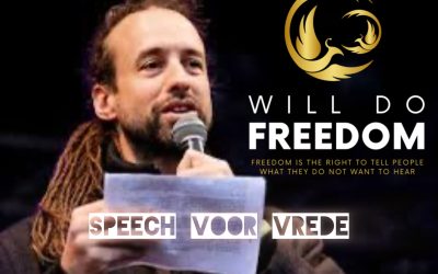 WillDoFreedom – Speech voor Vrede