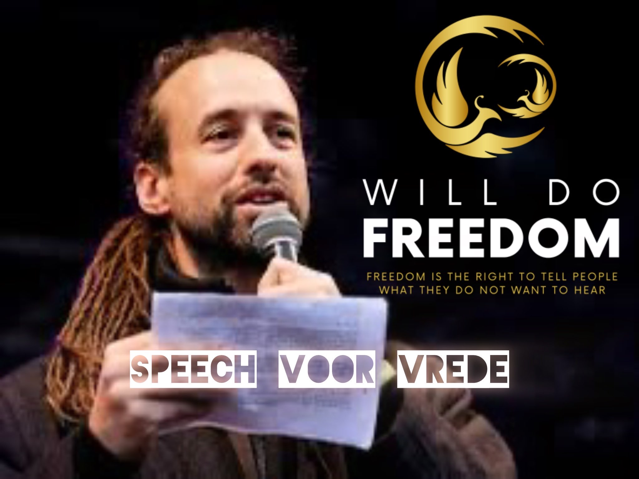 2024 10 27 WillDoFreedom Speech voor Vrede