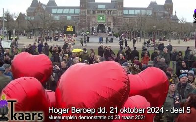 Hoger Beroep Museumplein Demonstranten Amsterdam dd. 28 maart 2021 – 21 oktober 2024-Deel 5