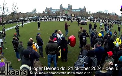 Hoger Beroep Museumplein Demonstranten Amsterdam dd. 28 maart 2021 – 21 oktober 2024-Deel 6