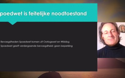 Jeroen over de diverse rechtszaken zoals avondklok en spoedwet