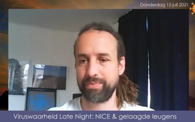 Viruswaarheid Late Night: NICE en de lagen in de leugens met Willem Engel