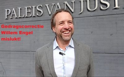 Anonieme bijdragen –  Justitie verspilt miljoenen om Willem Engel te corrigeren