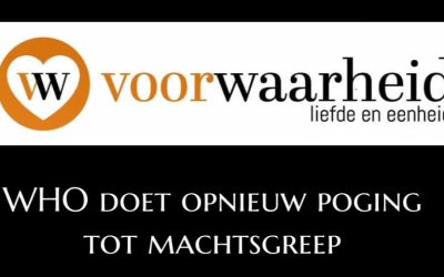 WHO doet opnieuw een poging tot machtsgreep