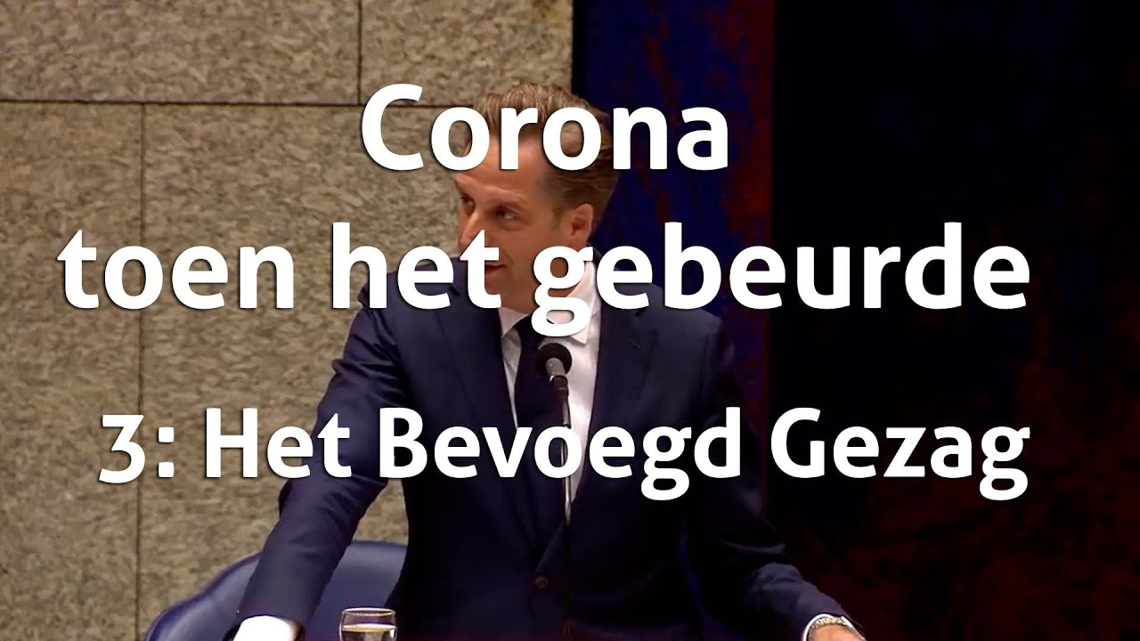 Potkaars Corona toen het gebeurde Het Bevoegd Gezag